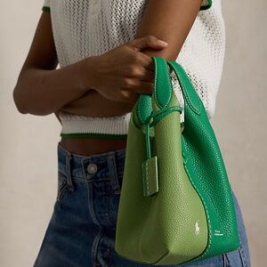 Polo Play Leather Small Tote Ralph Lauren
